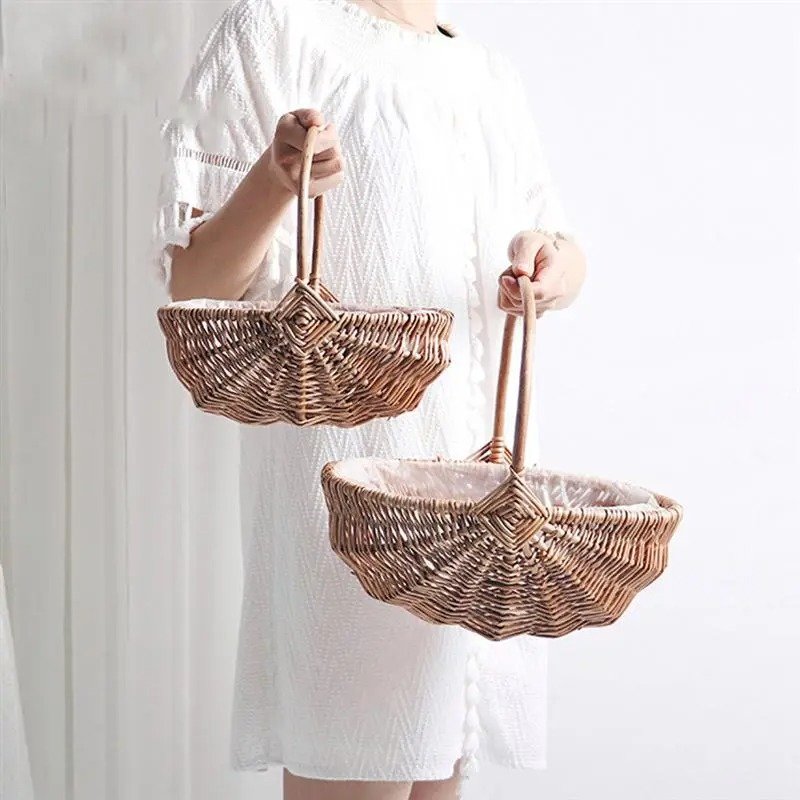 Woven Flower Basket Storage Basket